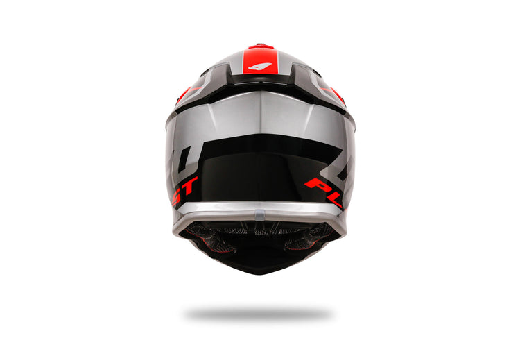 Casque motocross Ufo plast casque intrepid interpid m gris