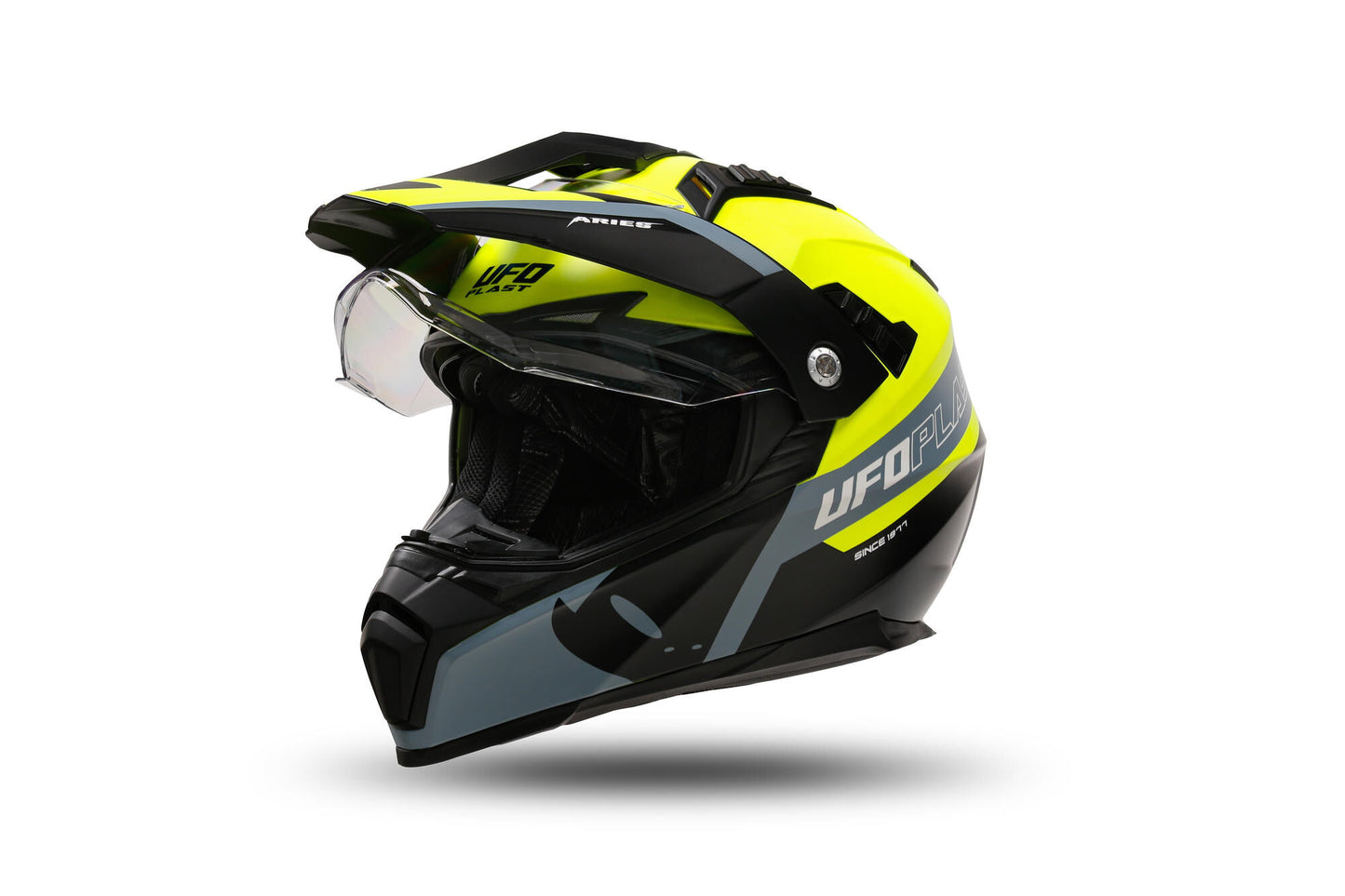 Ufo plast casque enduro casque aries aries l jaune noir