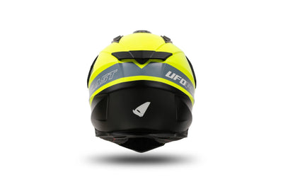 Casque enduro Ufo plast casque aries aries s jaune noir