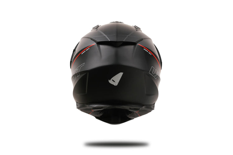 Casque enduro Ufo plast casque aries aries l noir rouge