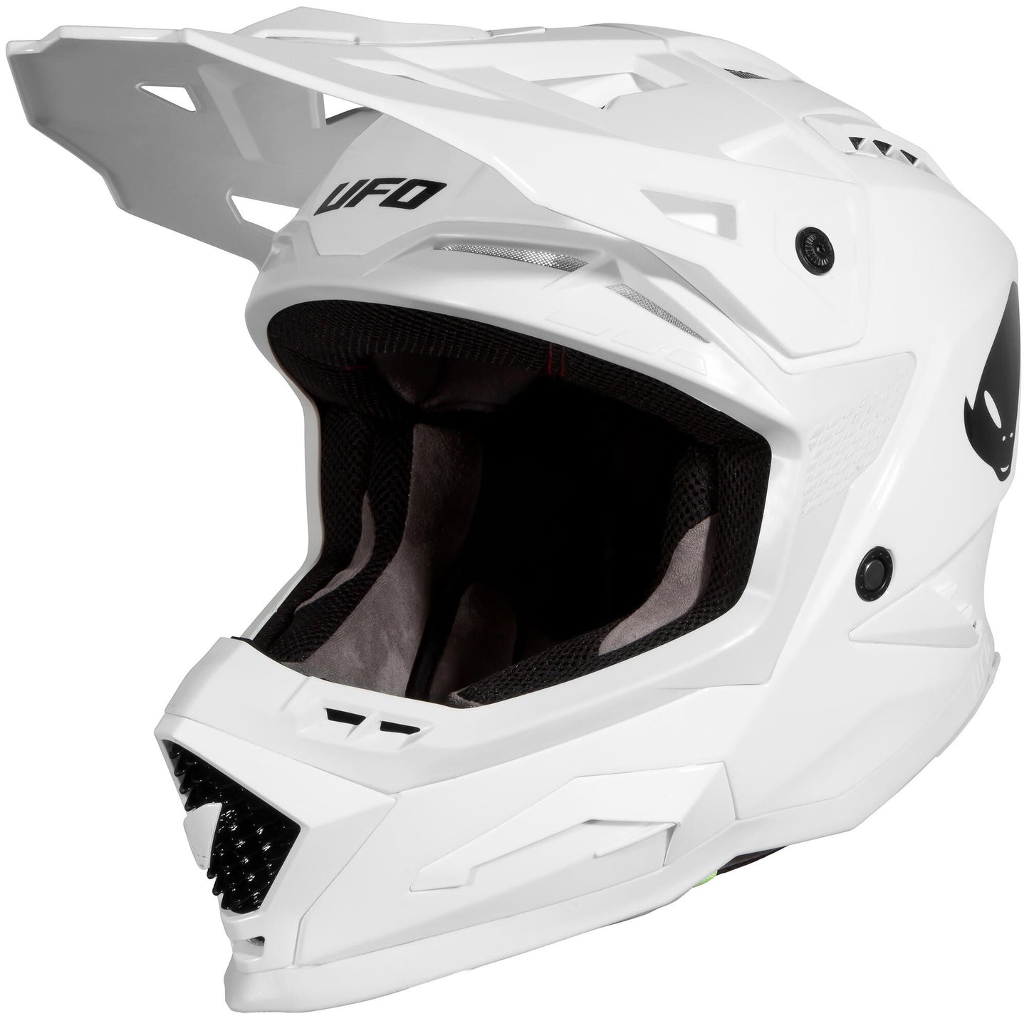 Casque motocross Ufo plast casque echus echus l blanc