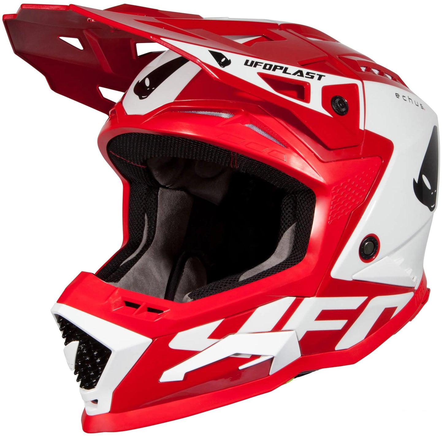 Casque motocross Ufo plast casque echus echus m rouge blanc