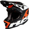 Casque motocross Ufo plast casque echus echus m bl. orange blanc mat
