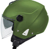 Casque jet Ufo plast casque nixie ufo nixie jet vert mat gr. s