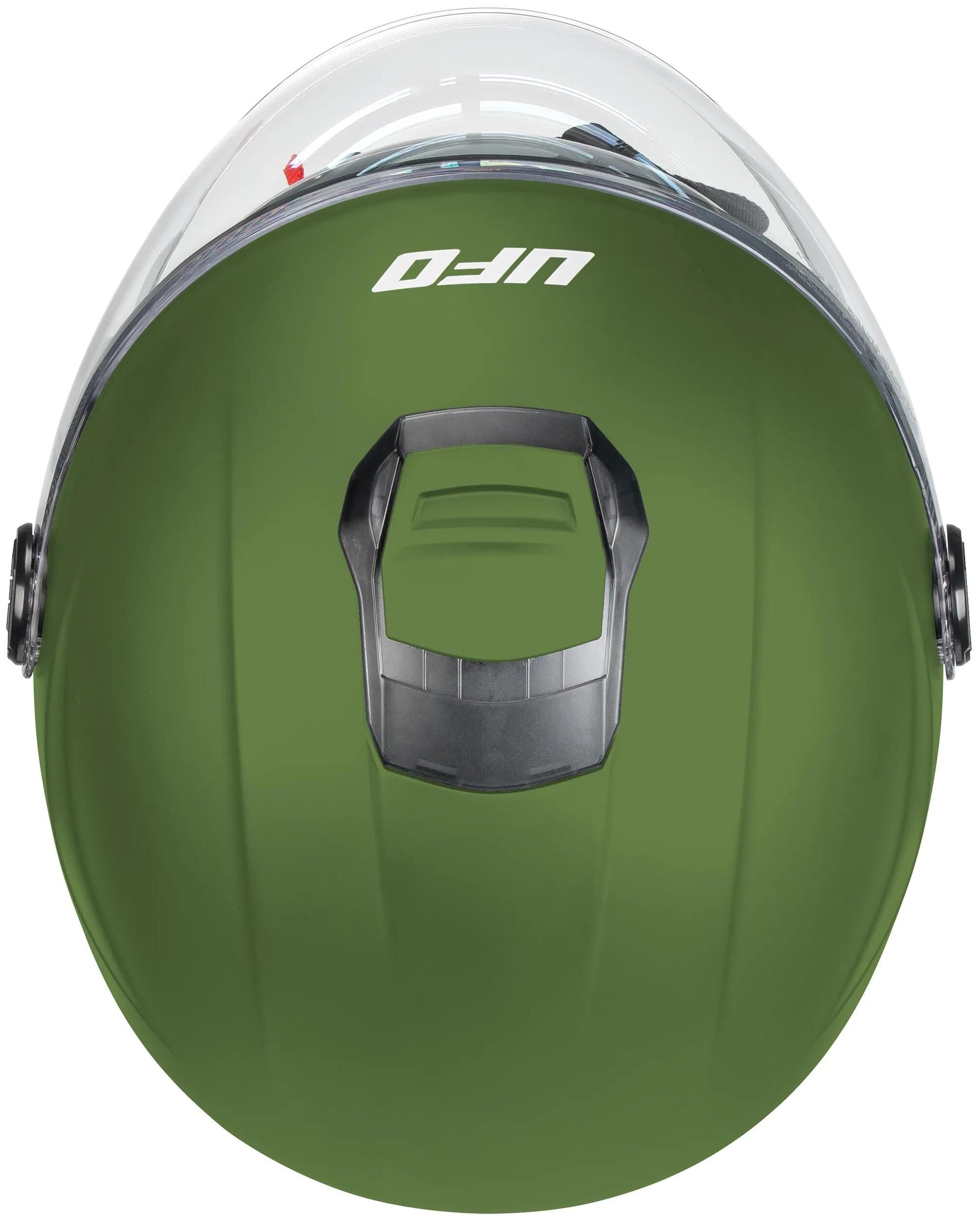 Casque jet Ufo plast casque nixie ufo nixie jet vert mat gr. je
