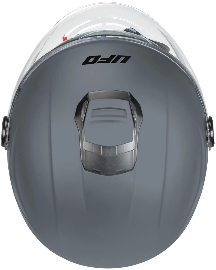 Casque jet Ufo plast casque nixie ufo nixie jet gris gr. m