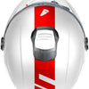 Casque jet Ufo plast casque nixie ufo nixie jet blanc rouge gr. xl