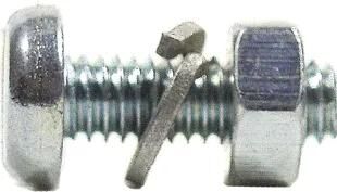 Fix-nippel No. Shield Vis M4X16 Zinc PK.A 100 PCS