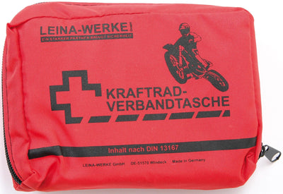 Sac de premiers soins Leina-Work Leina Red Nylon, Din13167 F.Motorcyc