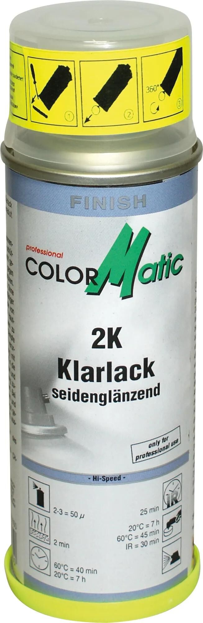 Colormatic Clear Paint 2K Semi-brillant 200 ml