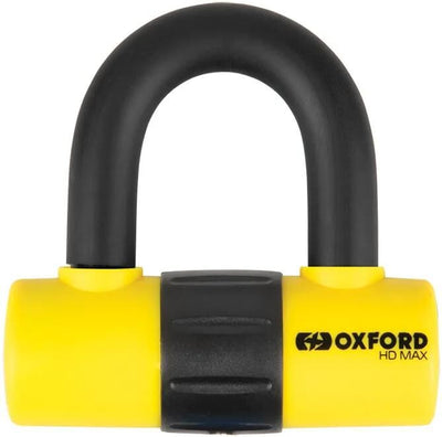 Antivol de disque de frein Oxford HD Max, rotor HD Max jaune