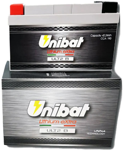 Batterie Unibat lifepo4 ult2b. batterie ult2b 4pin lithium supplémentaire