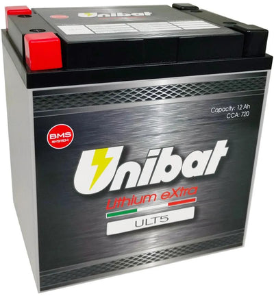 Batterie Unibat lifepo4 ult5. batterie ult5 4pin lithium supplémentaire