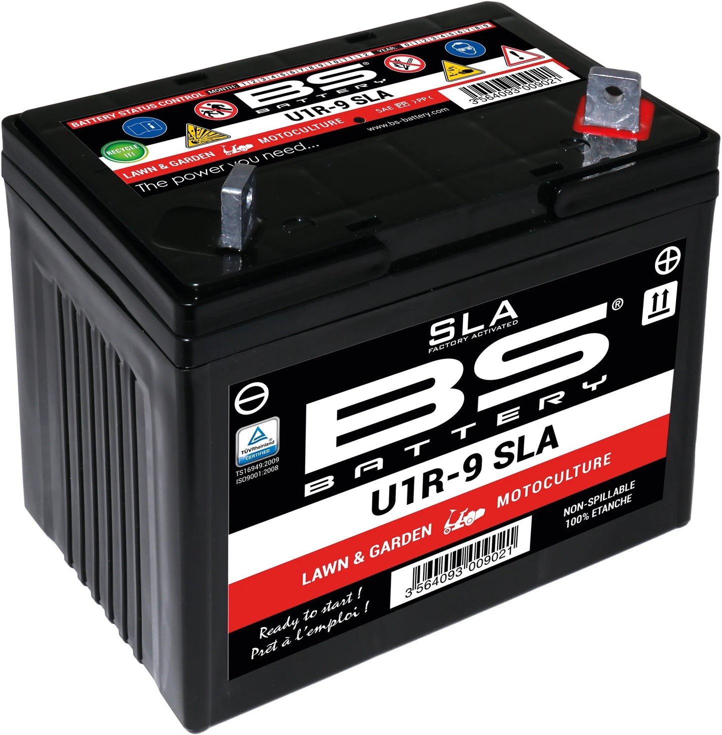 BS BATTERIE BATTURE U1R-9 BS SLA GARDE