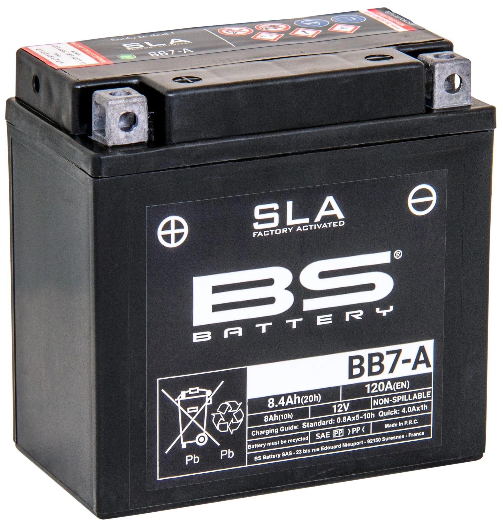 Batterie BS Battery BB7-A BS SLA