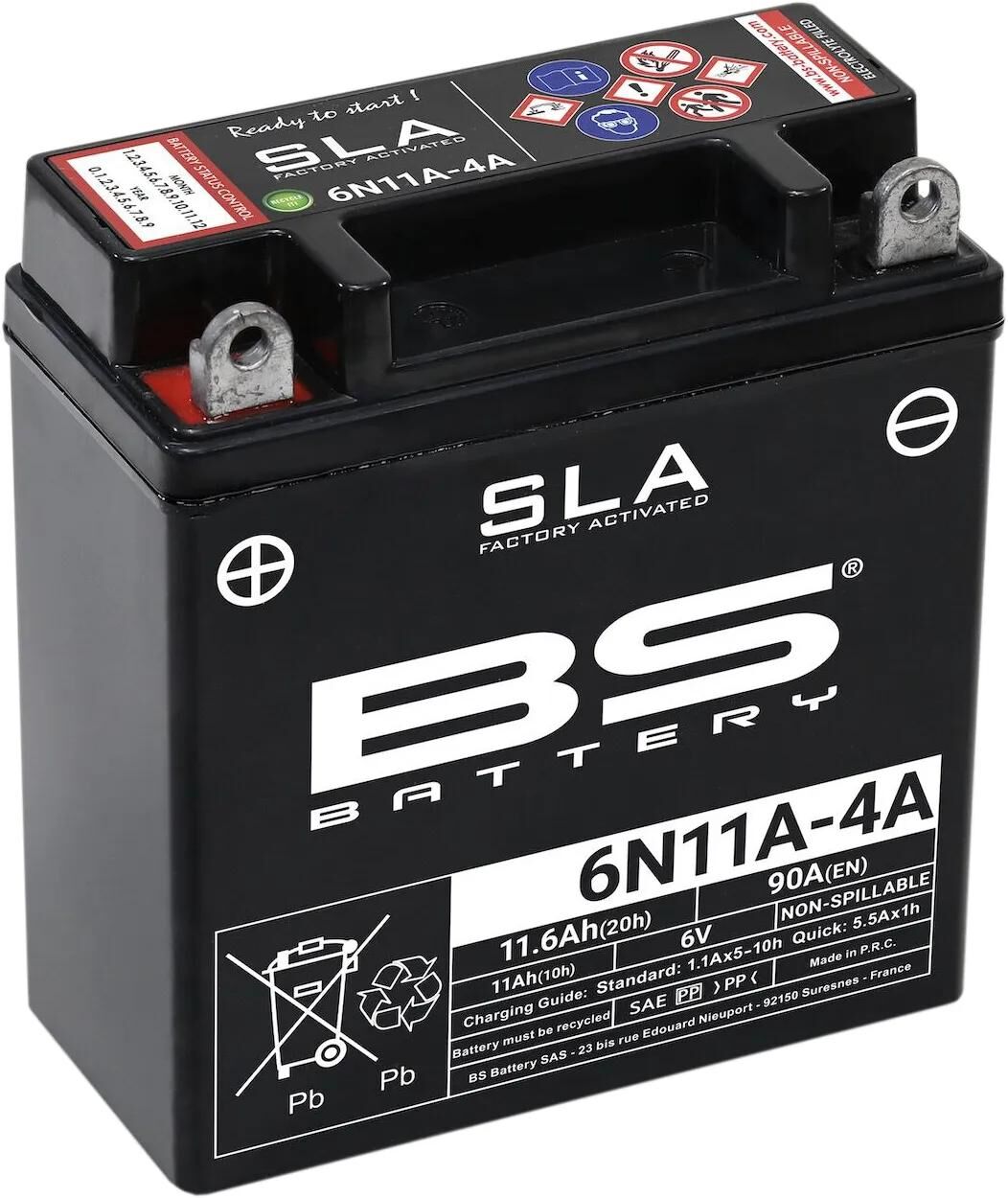 Batterie BS Battery 6N11A-4A BS SLA
