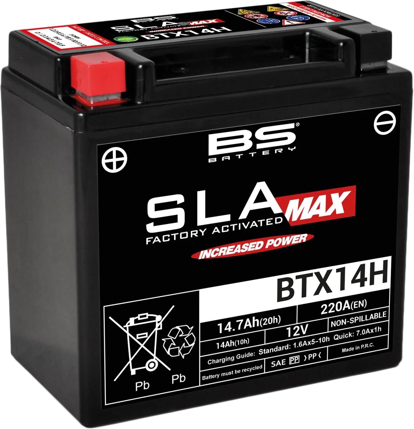 Batterie BS Battery BTX14H BS SLA-MAX