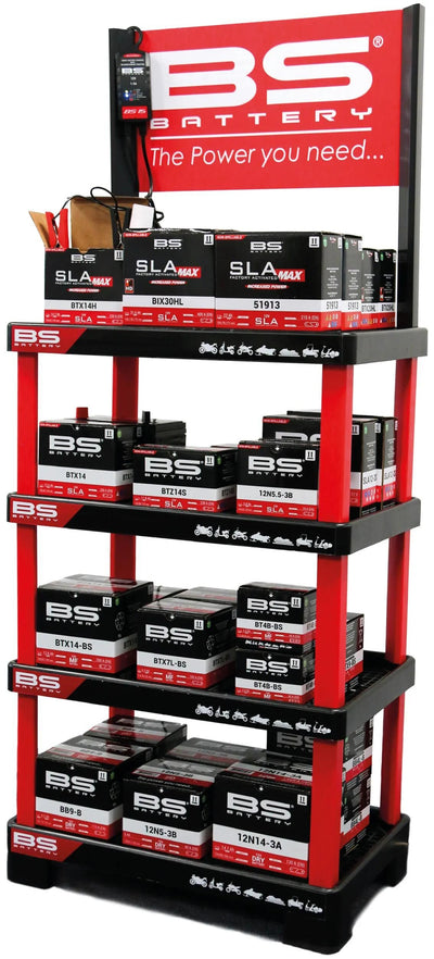 Étagère de vente de batterie BS