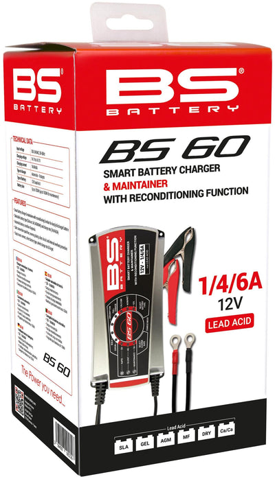 Chargeur de batterie BS BS60, BS-charge 1A 4A 6A