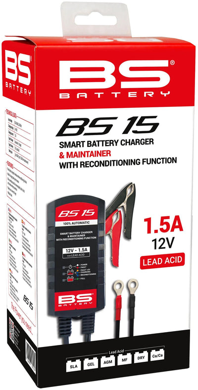 Chargeur de batterie BS BS15, BS-charge 1.5A