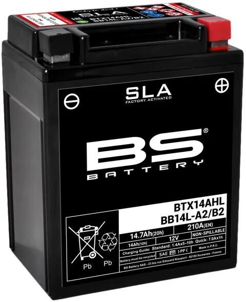 Batterie BS Battery BB14L-A2 B2 BS SLA BTX14AHL