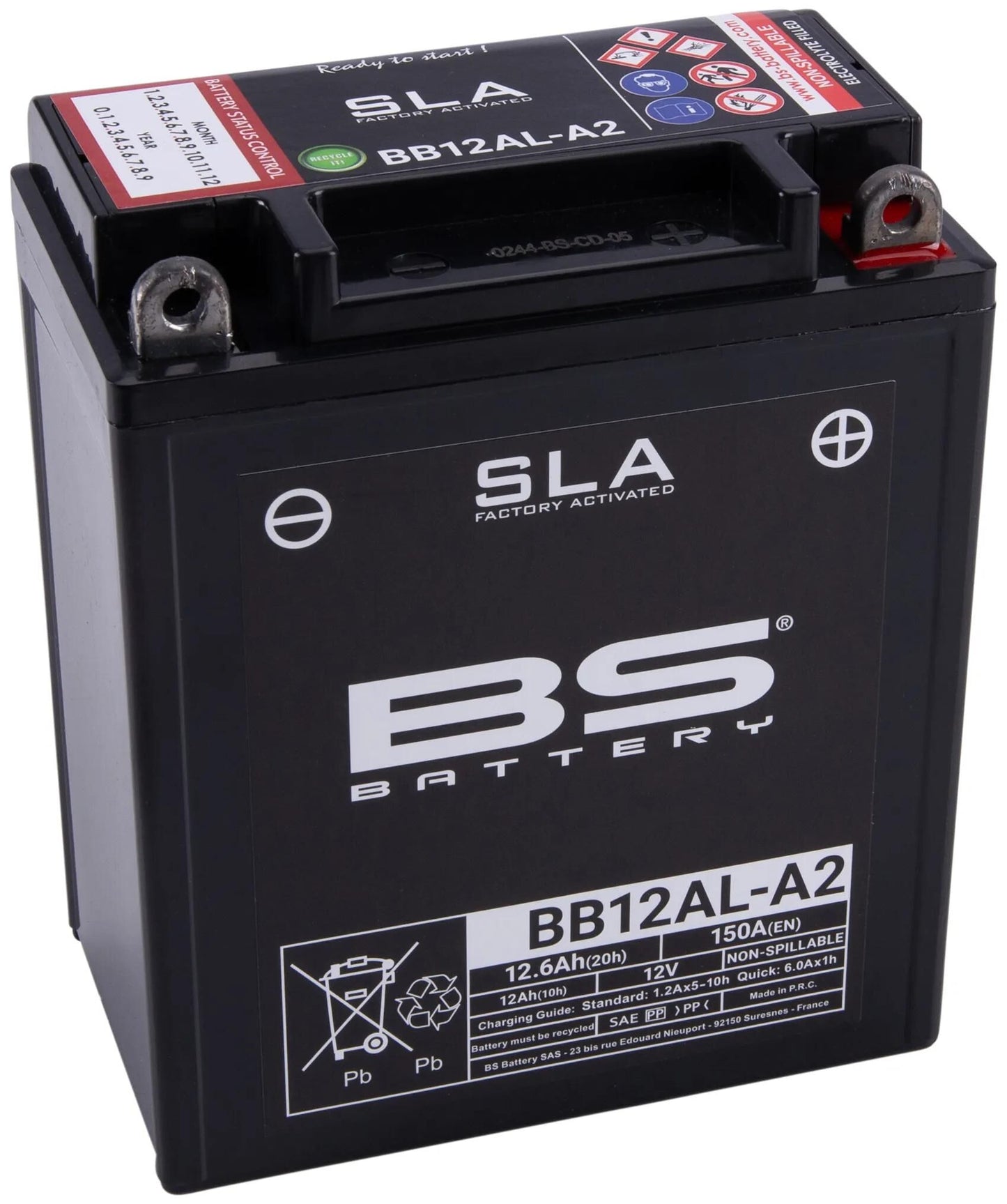 Batterie BS Battery BB12AL-A2 BS SLA