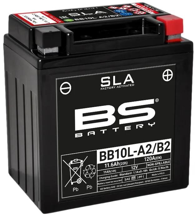 Batterie de batterie BS BB10L-A2 B2 BS SLA