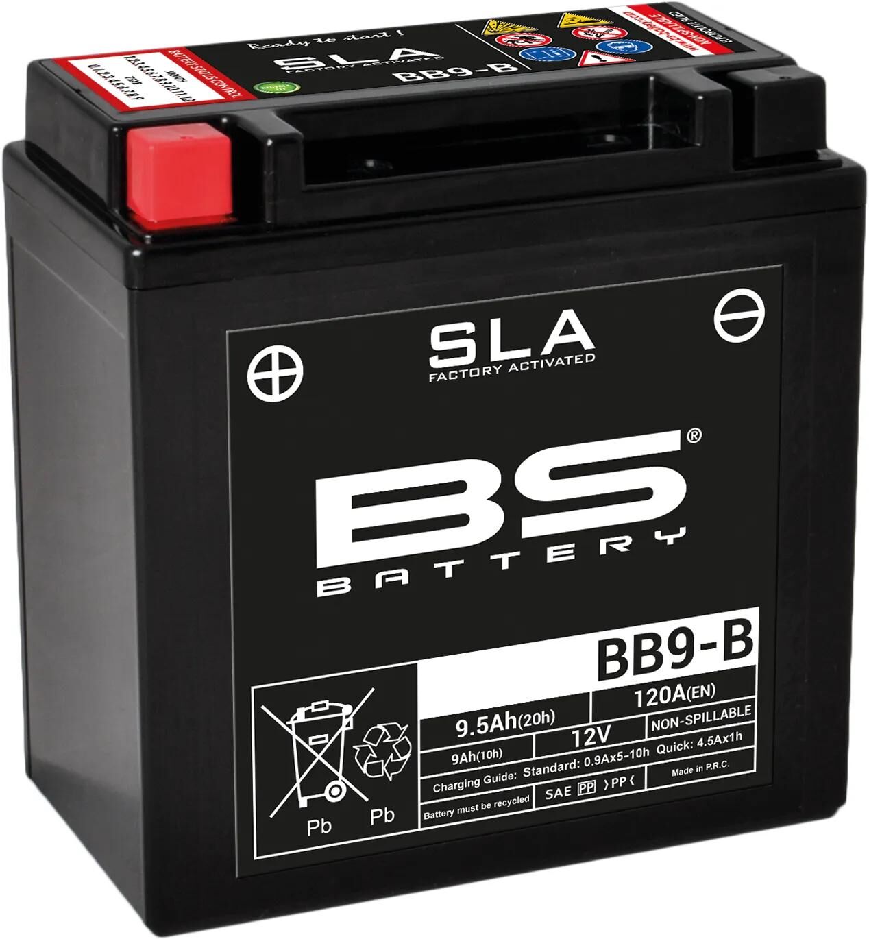 Batterie de batterie BS BB9 B BS SLA