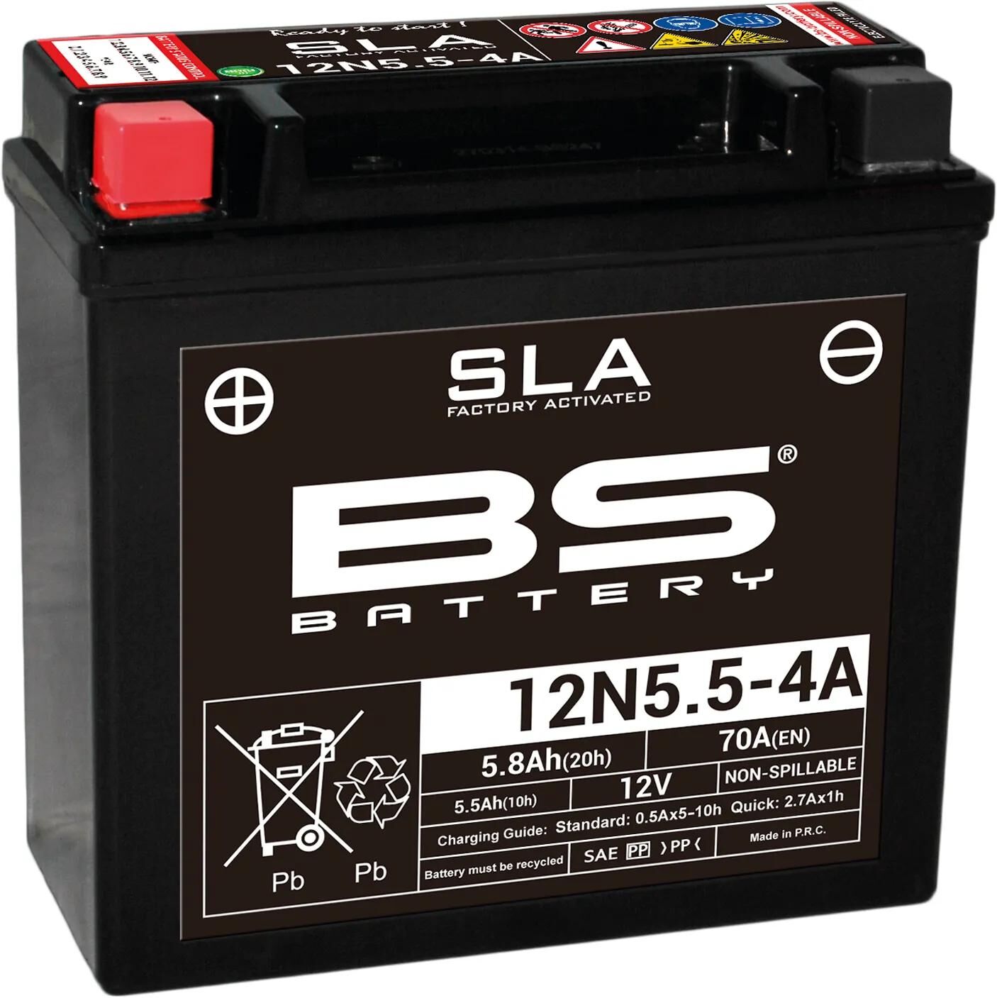 Batterie de batterie BS 12n5.5-4a 4b BS SLA