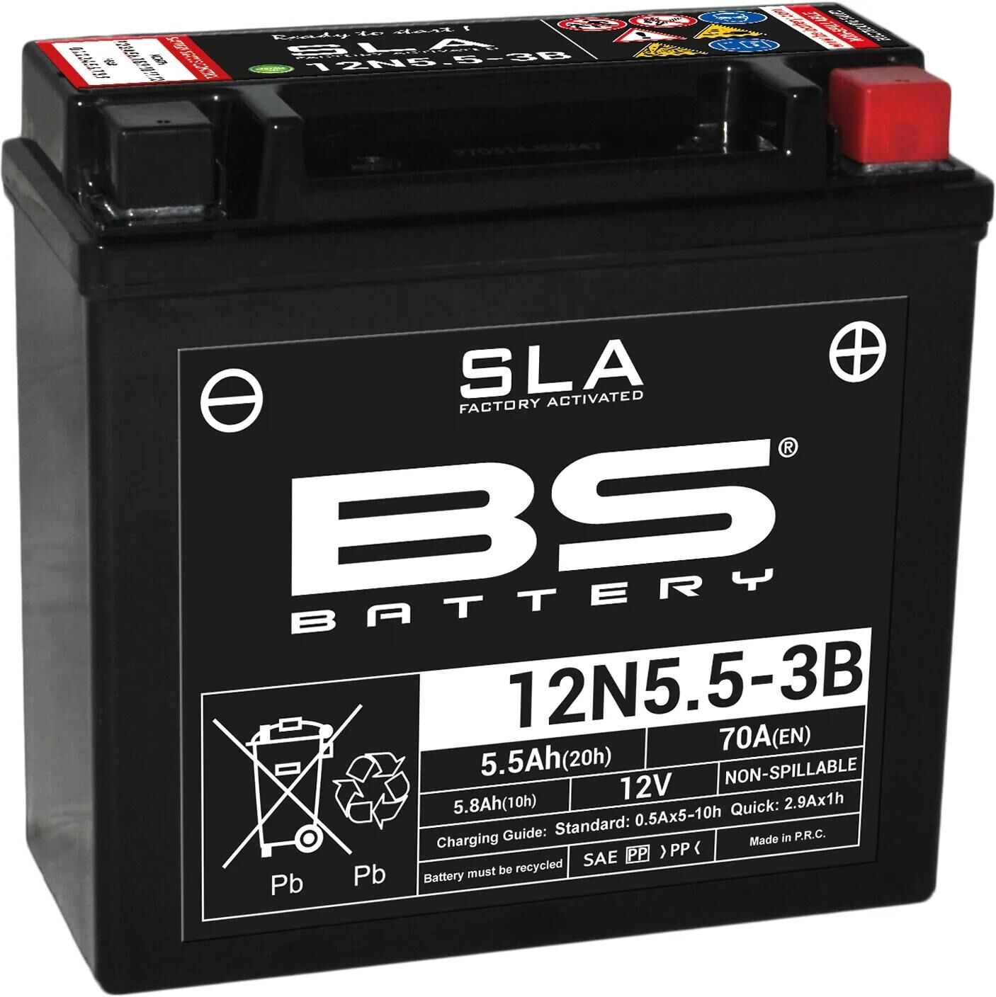 Batterie BS batterie 12n5.5-3b BS SLA
