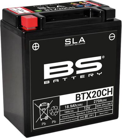 Batterie de batterie BS BTX20CH BS SLA