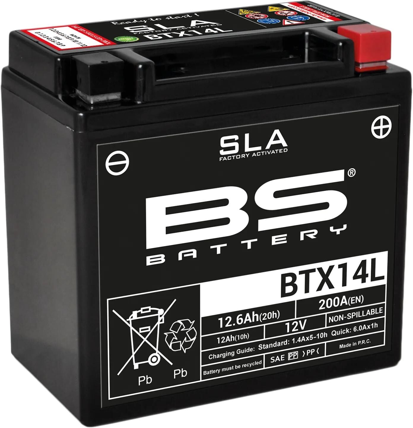 Batterie BS Battery BTX14L BS SLA