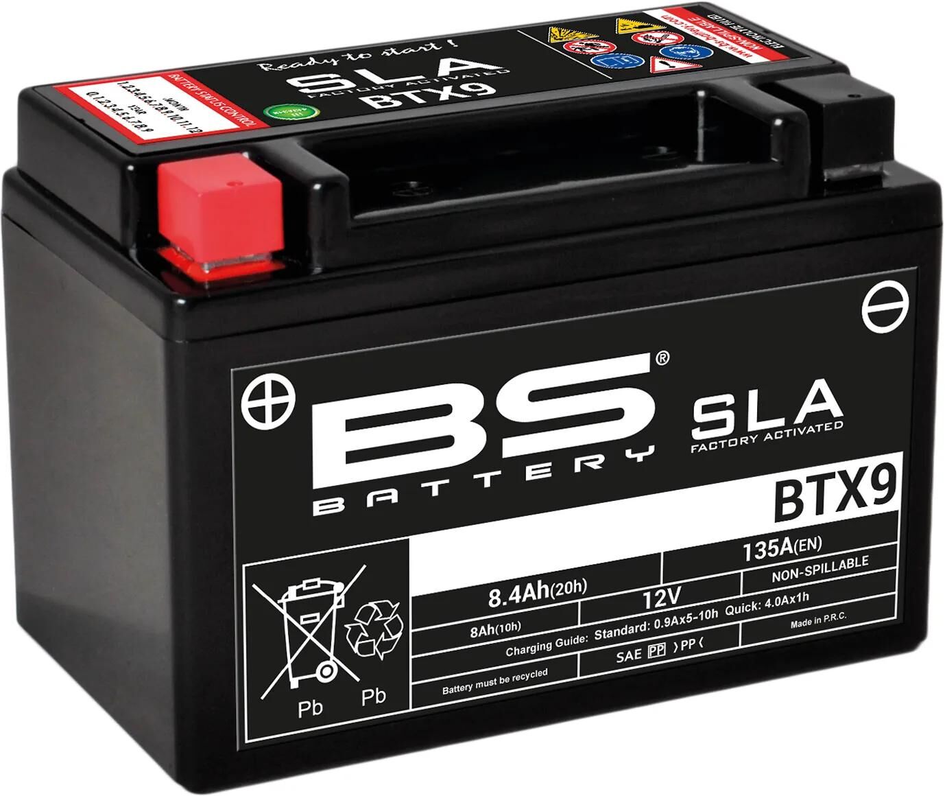Batterie bs btx9 batterie bs sla