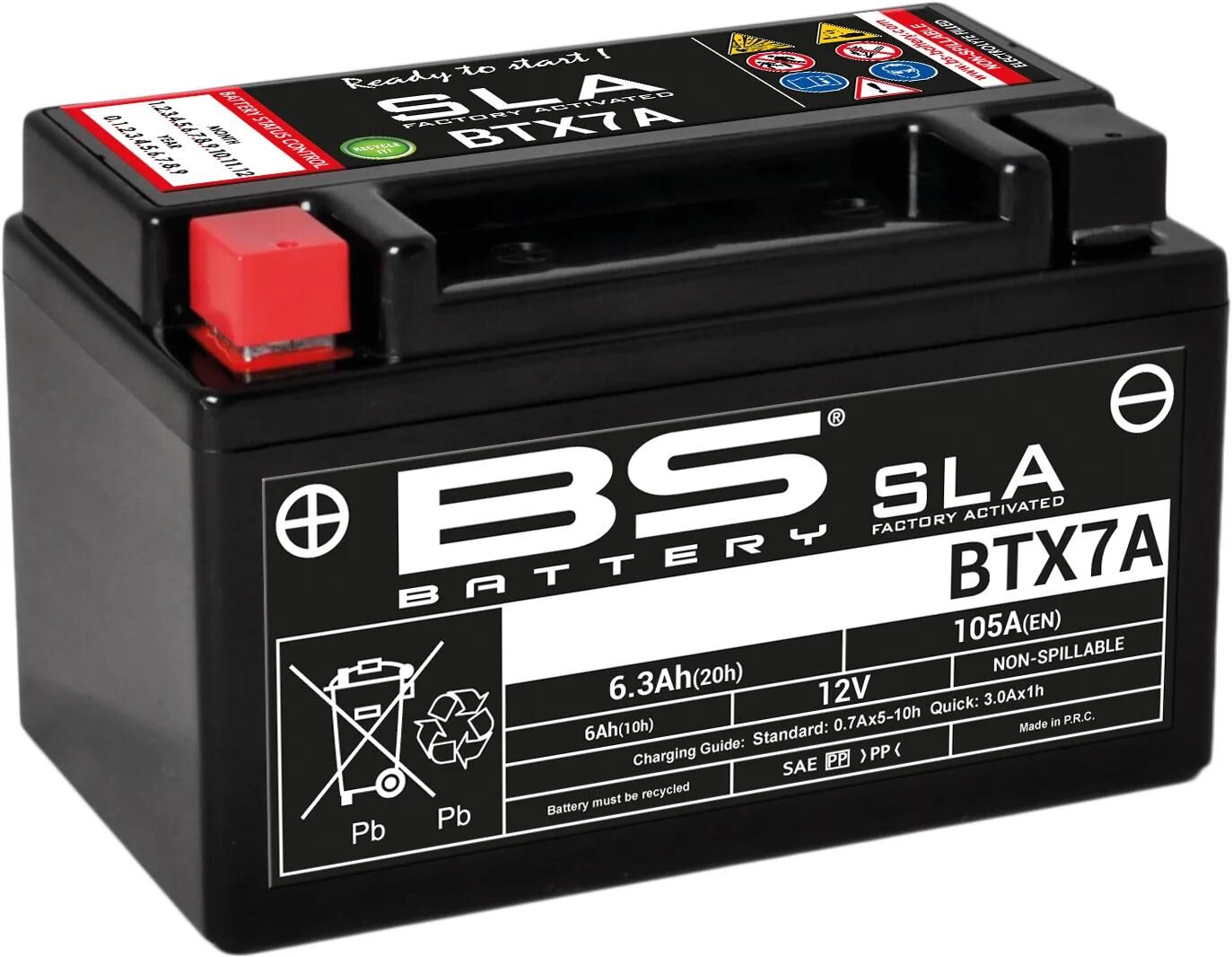 Batterie bs btx7a batterie bs sla