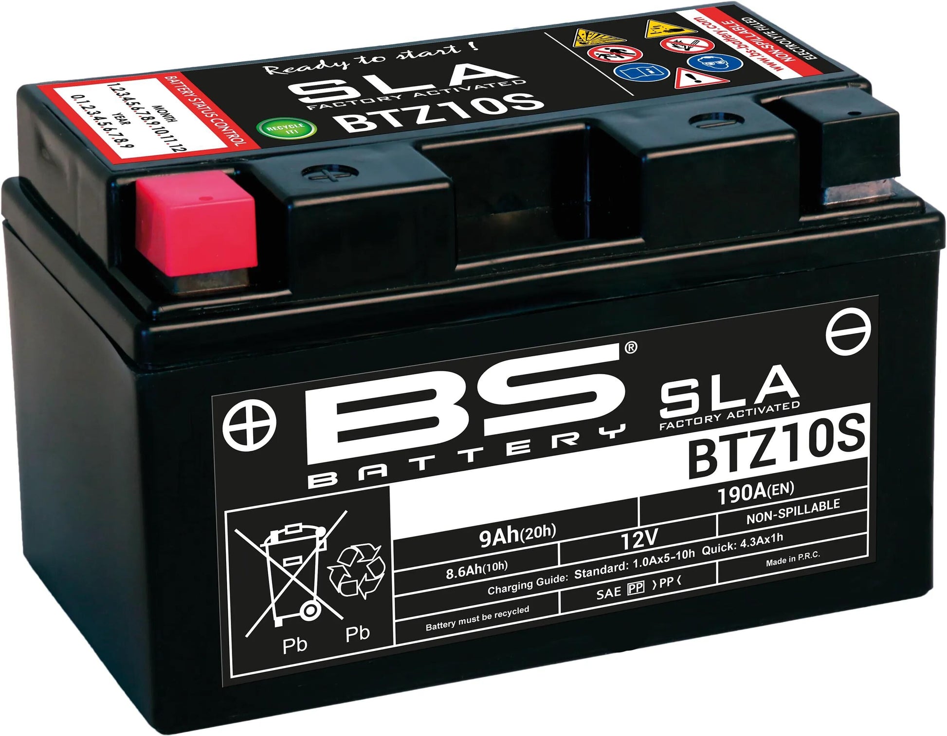 Batterie BS Battery BTZ10S BS SLA