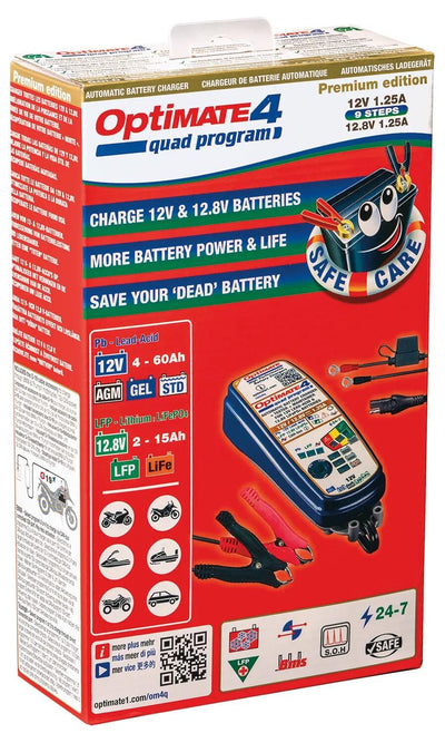 Tecate Batter Charger Optate 4 Quad Program. Charger Optomate 4 Quad Progr.12 Volt
