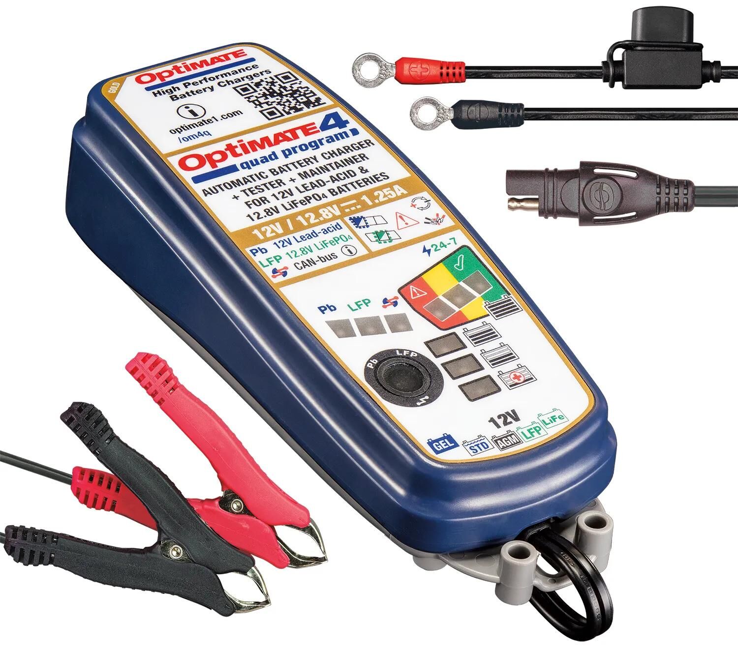 Tecate Batter Charger Optate 4 Quad Program. Programme de quad Optate 4 Charger