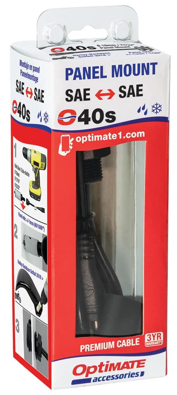 TecMate Accessories Adapter Cable Optim M. SAE Connexion