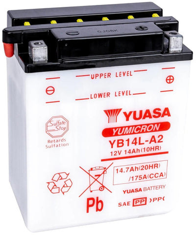 Yuasa Battery YB14L-A2 Standard sans SP