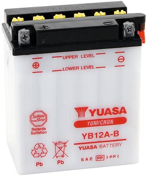 Yuasa Battery YB12A-B Standard sans sp