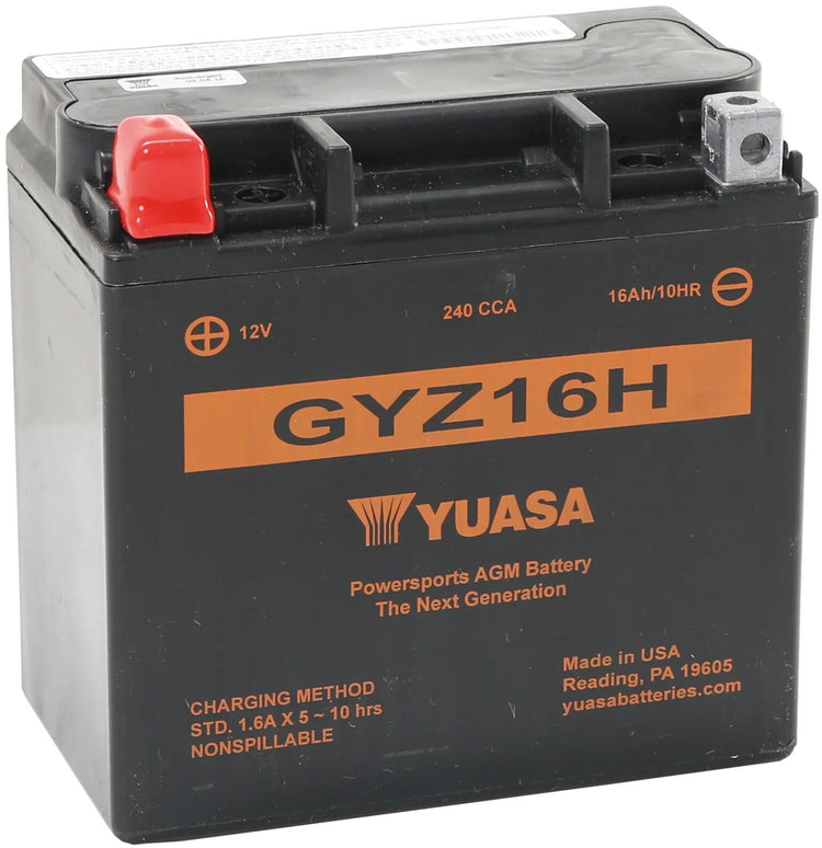 Yuasa Battery Gyz16h AGM