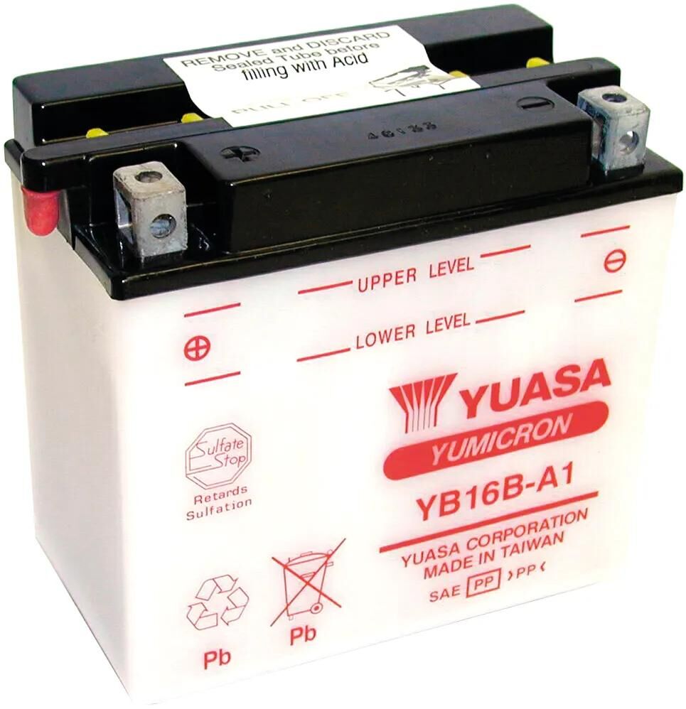 Yuasa Battery YB16B-A1 Standard sans SP