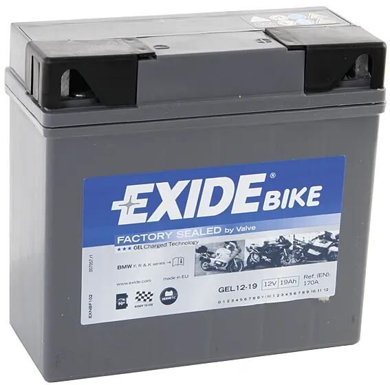 Exide Battery G12-19 Gel Din 51913