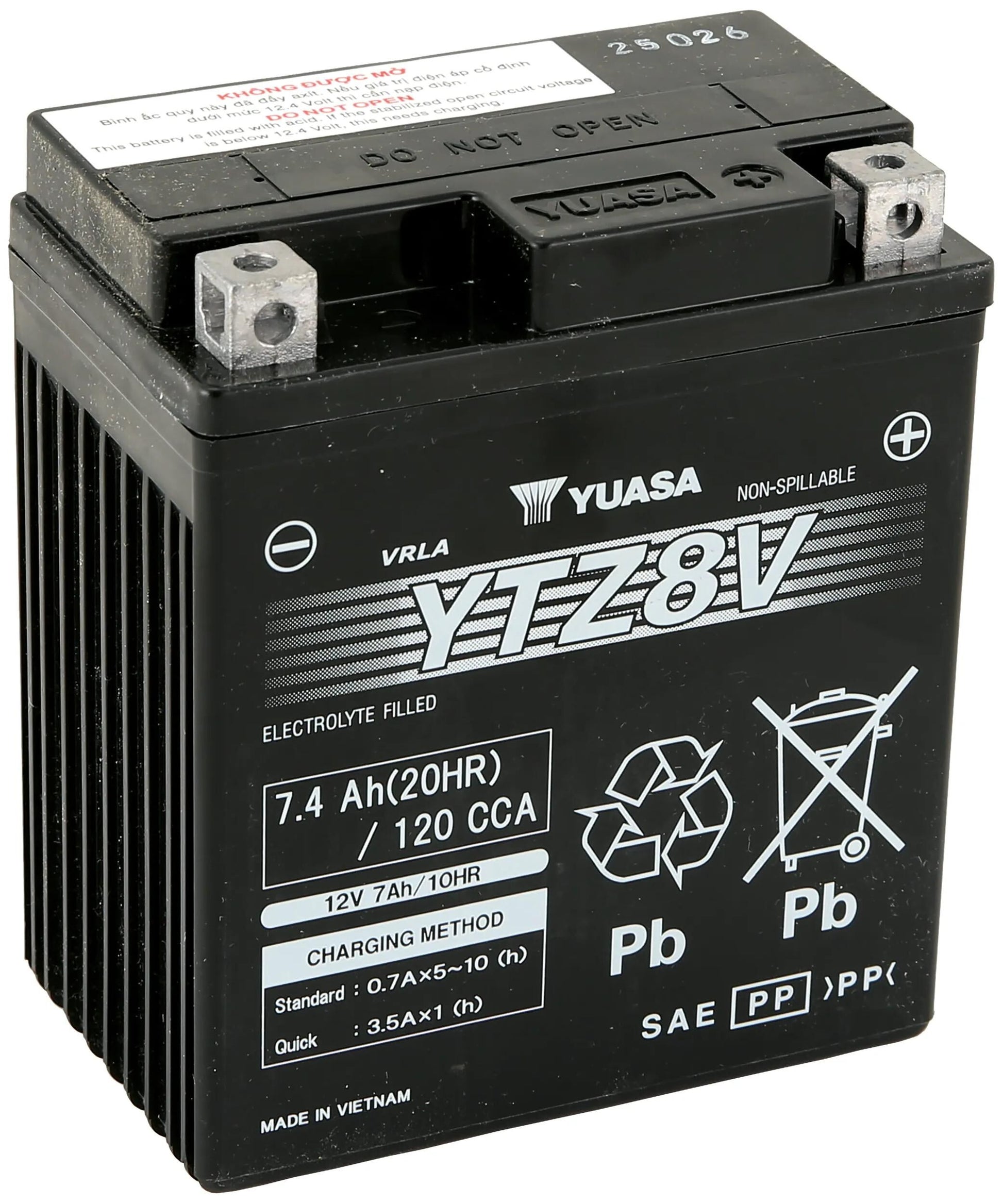 Yuasa Battery Ytz8v Agm