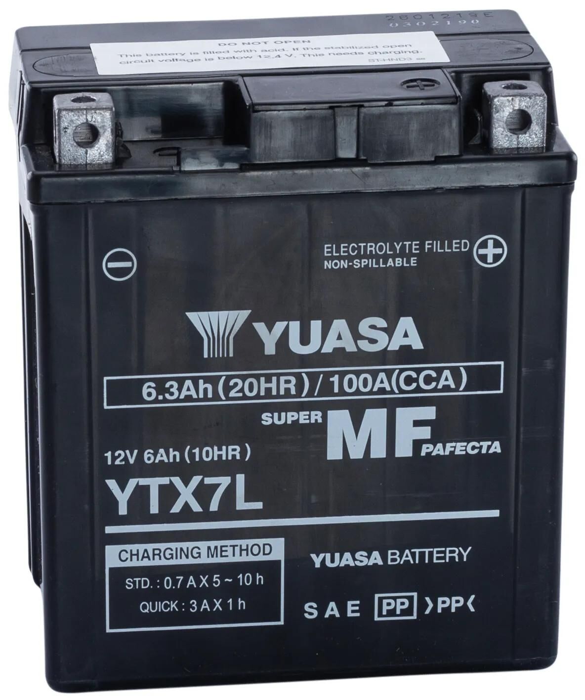 Yuasa Battery Ytx7L AGM