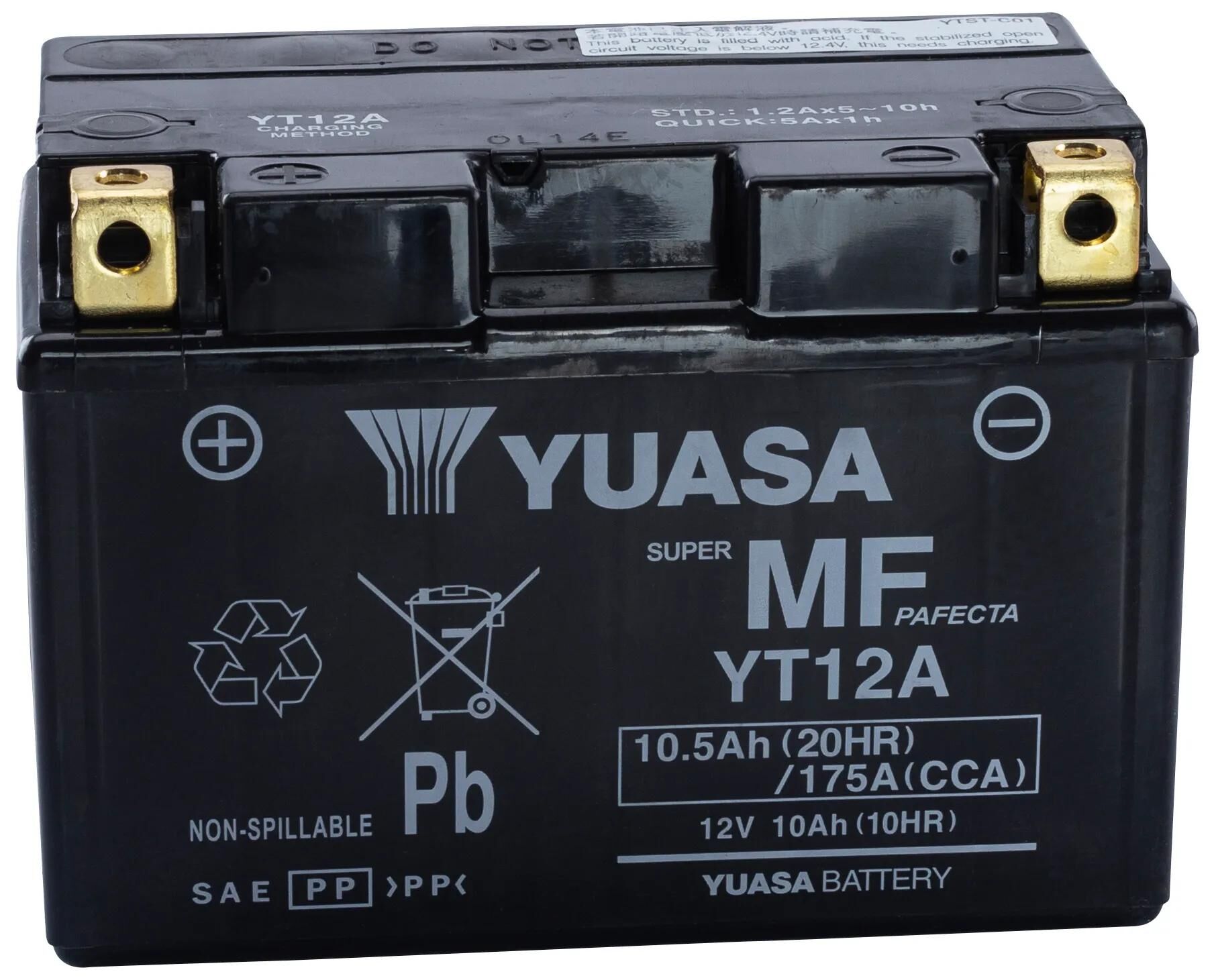 Yuasa Battery YT12A AGA