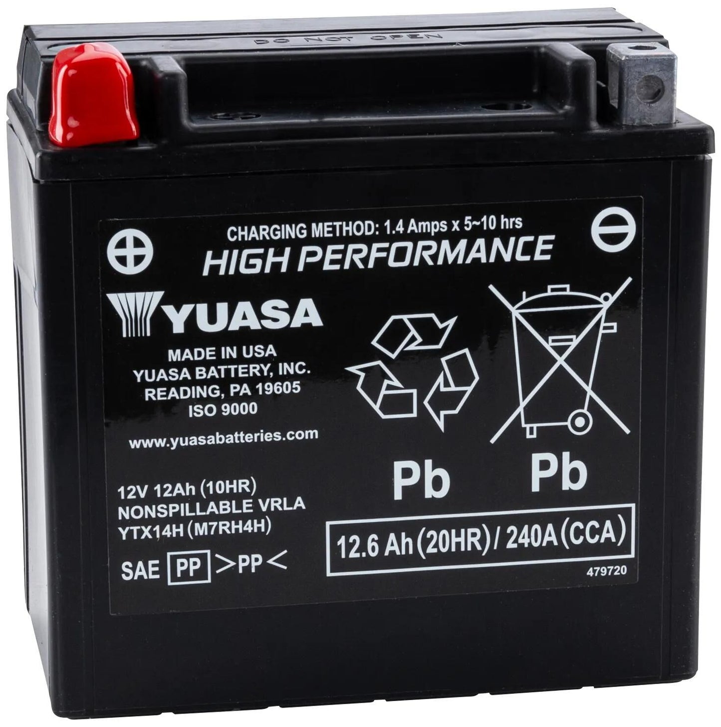 Yuasa Battery YTX14H AGA