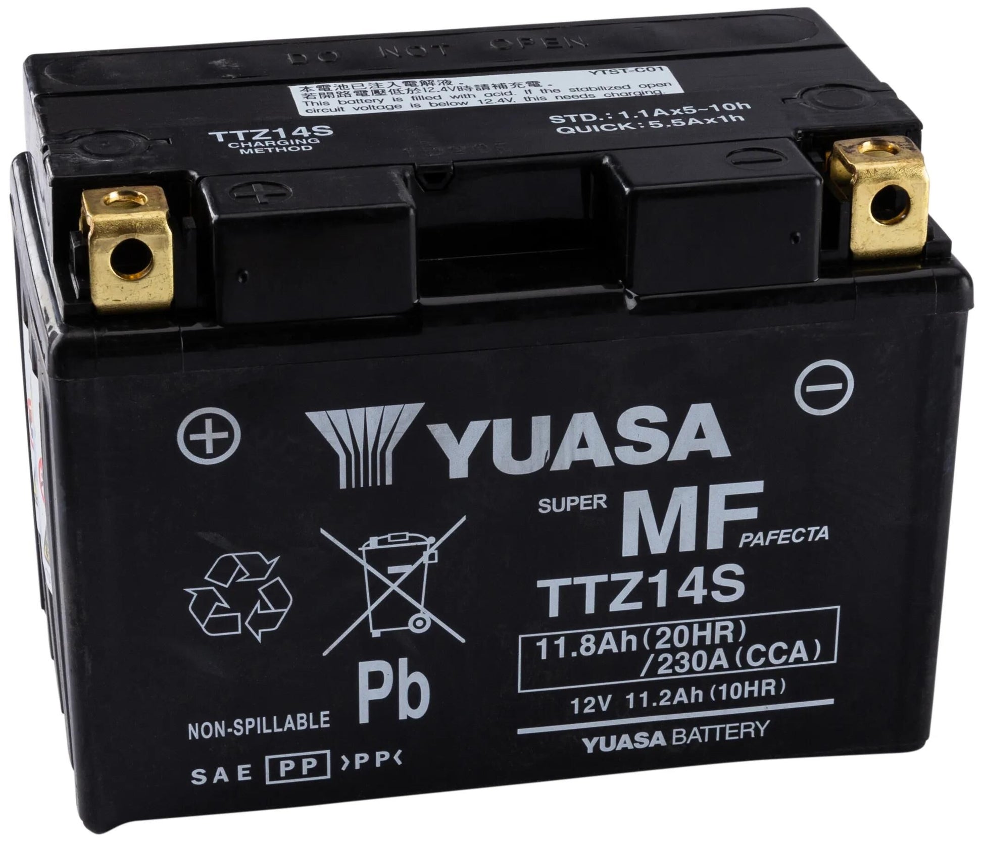 Yuasa Battery TTZ14S AGA