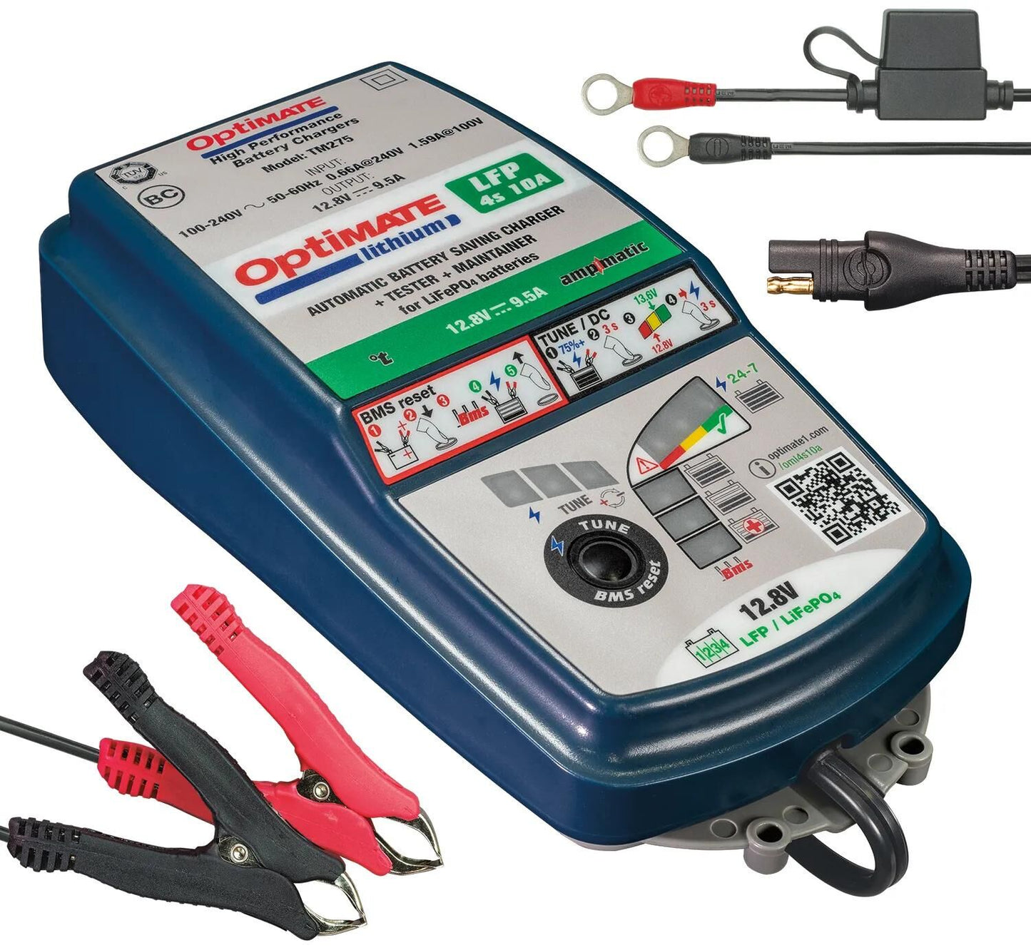 Tecate Battery Charger Optet Lithium 4S 10A. Optate 4s Charger Lithium 9.5A