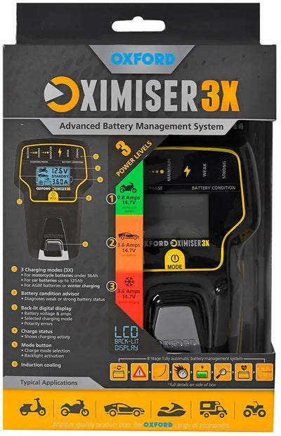 Oxford Battery Charger Oxizer 3x Euros